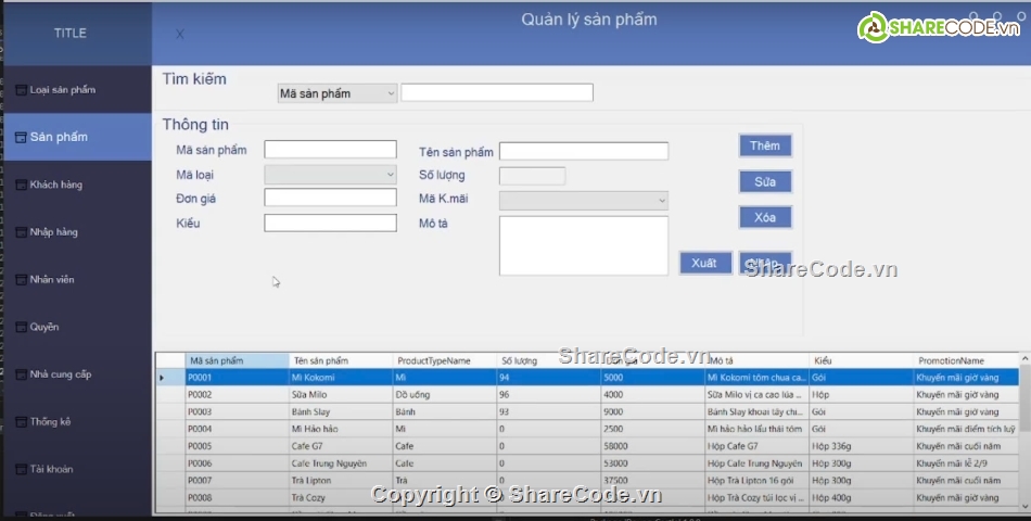 quản lý siêu thị mini,mini market,quản lý siêu thị c#,C#,winform c#,windows form